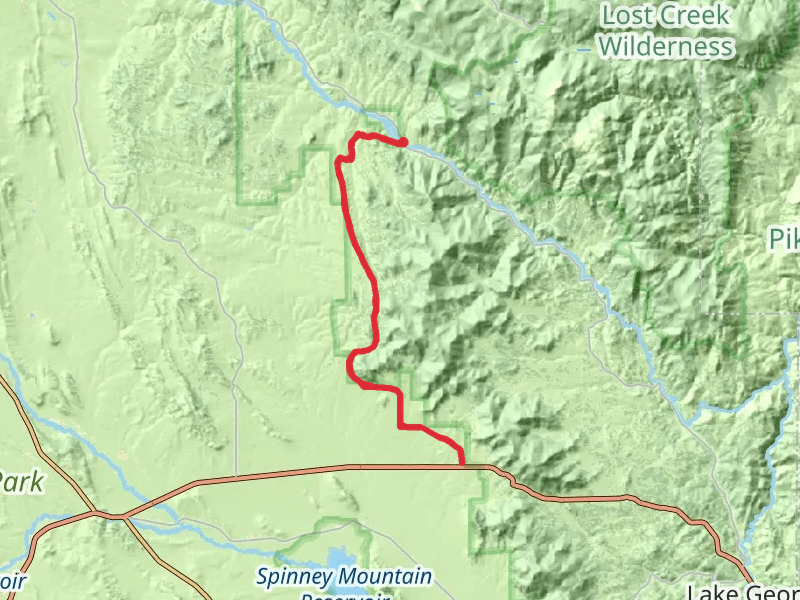 Turner Gulch Road Point to Point