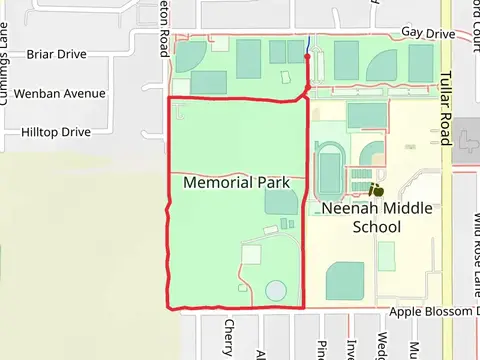 Memorial Park via Fox Cities Paper Trail