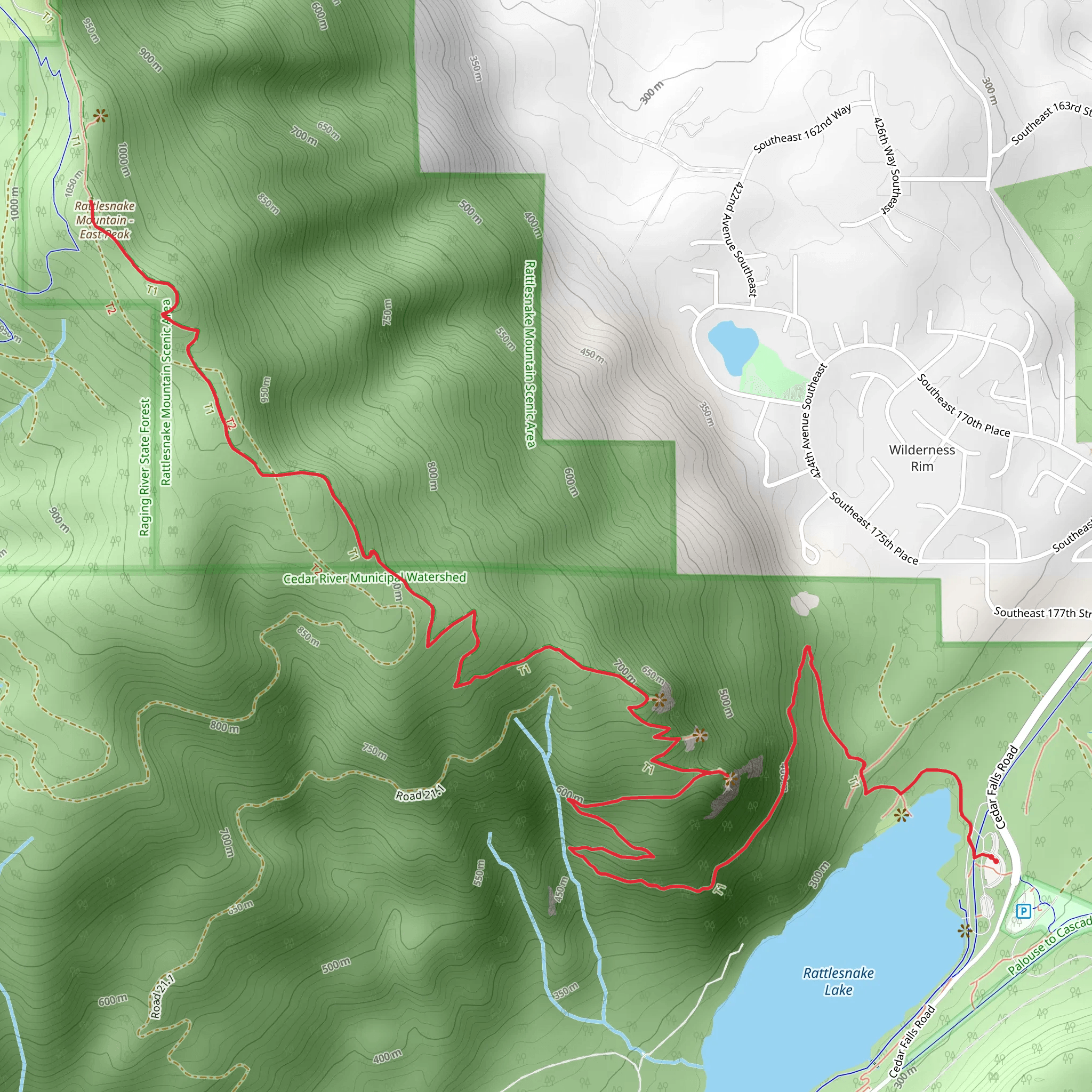 Rattlesnake Mountain - East Peak Trail | King County | Washington