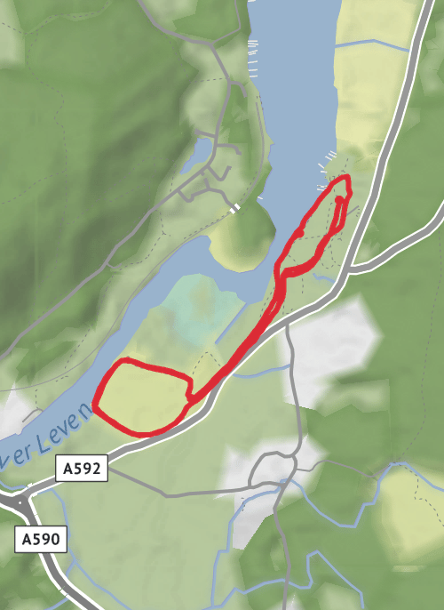 South Lakeland Running mobile static map