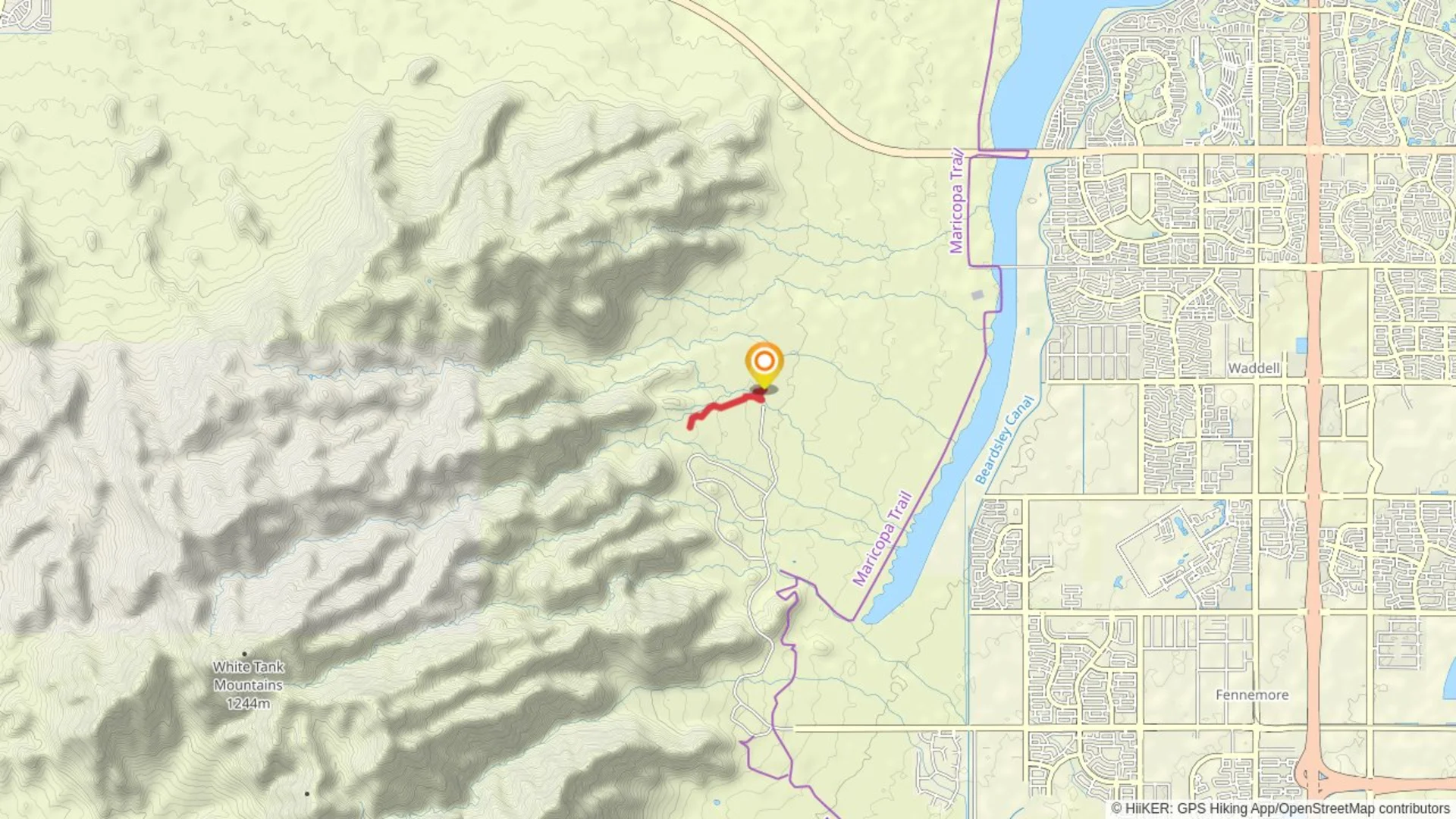 An image depicting the trail Gray Fox and its surrounding area.