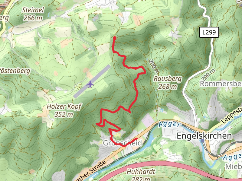 Oberschuemmerich to Grunscheid