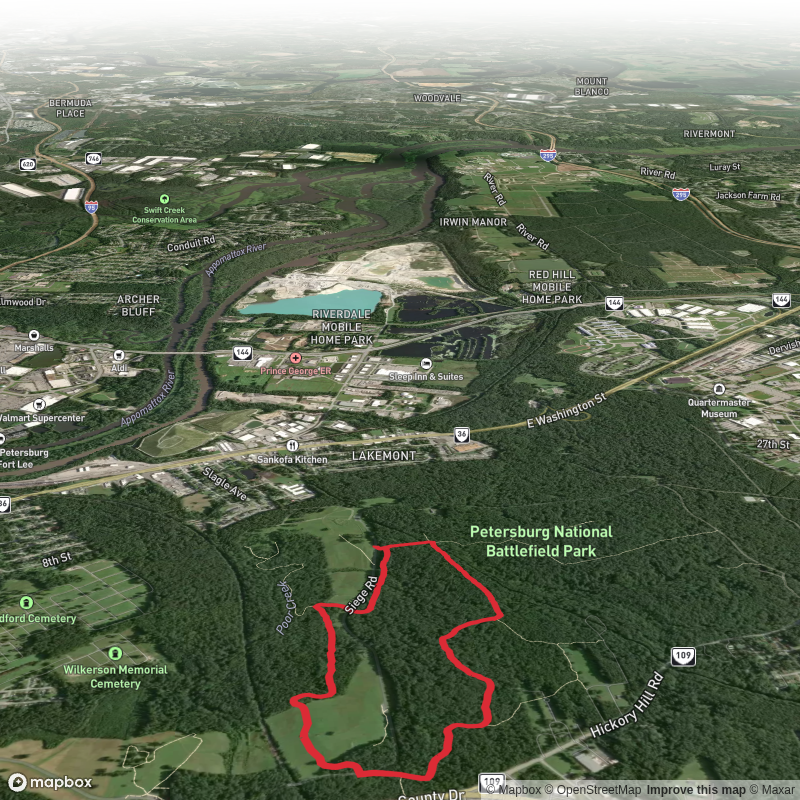 Poor Creek Trail and Encampment Trail Loop