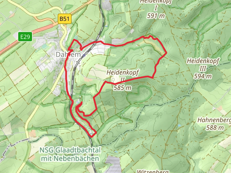 EifelSchleife Moorpfad and Naturwanderpfad