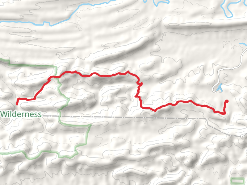 Flatside Pinnacle via Ouachita Trail Out and Back