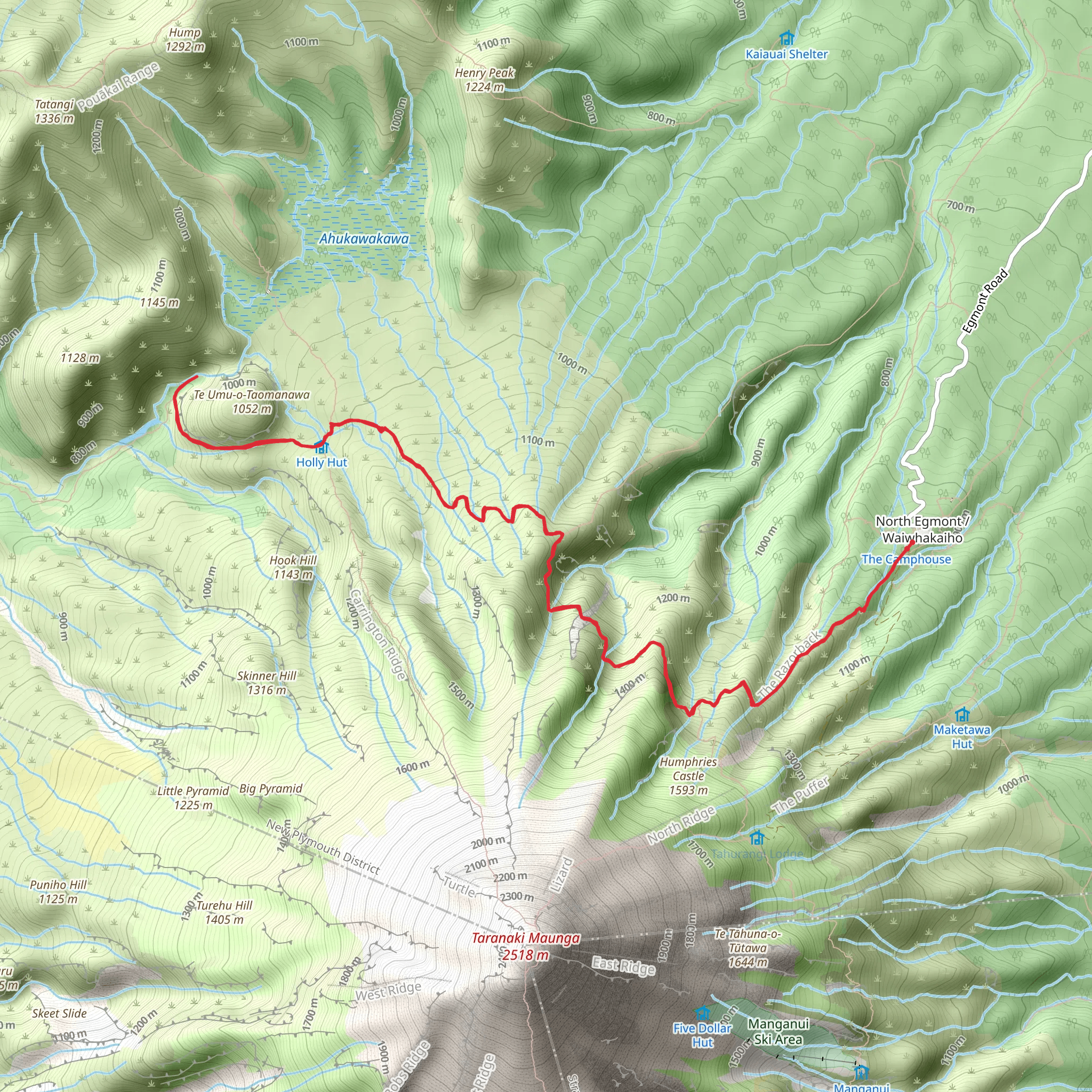 Bells Falls Track mobile static map