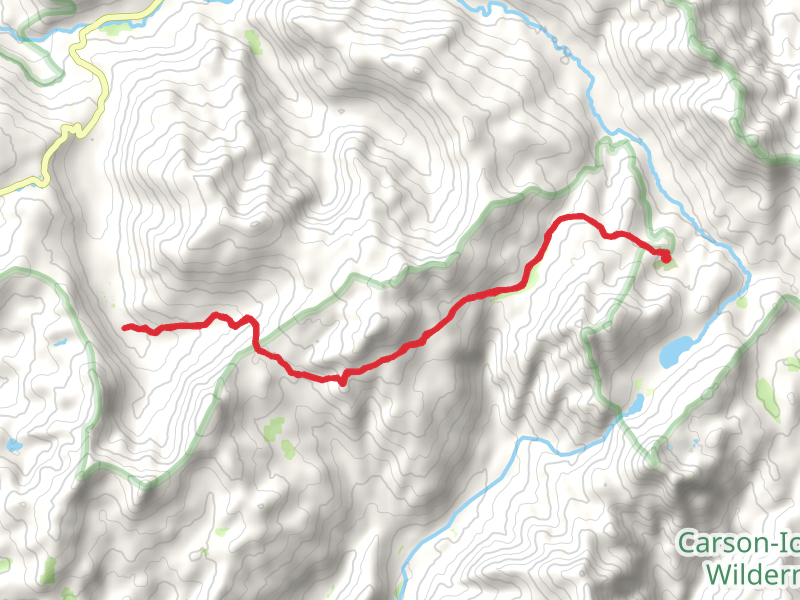 Milk Ranch Meadow Trail via Marshal Canyon Trail
