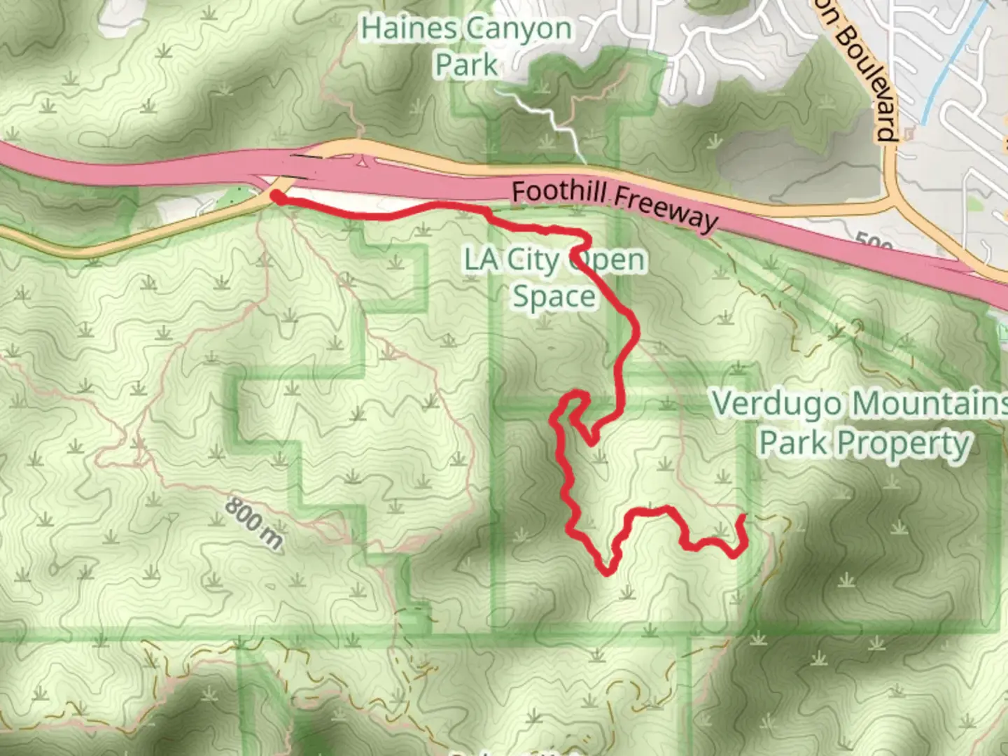 An image depicting the trail Hostetter Fire Road and its surrounding area.