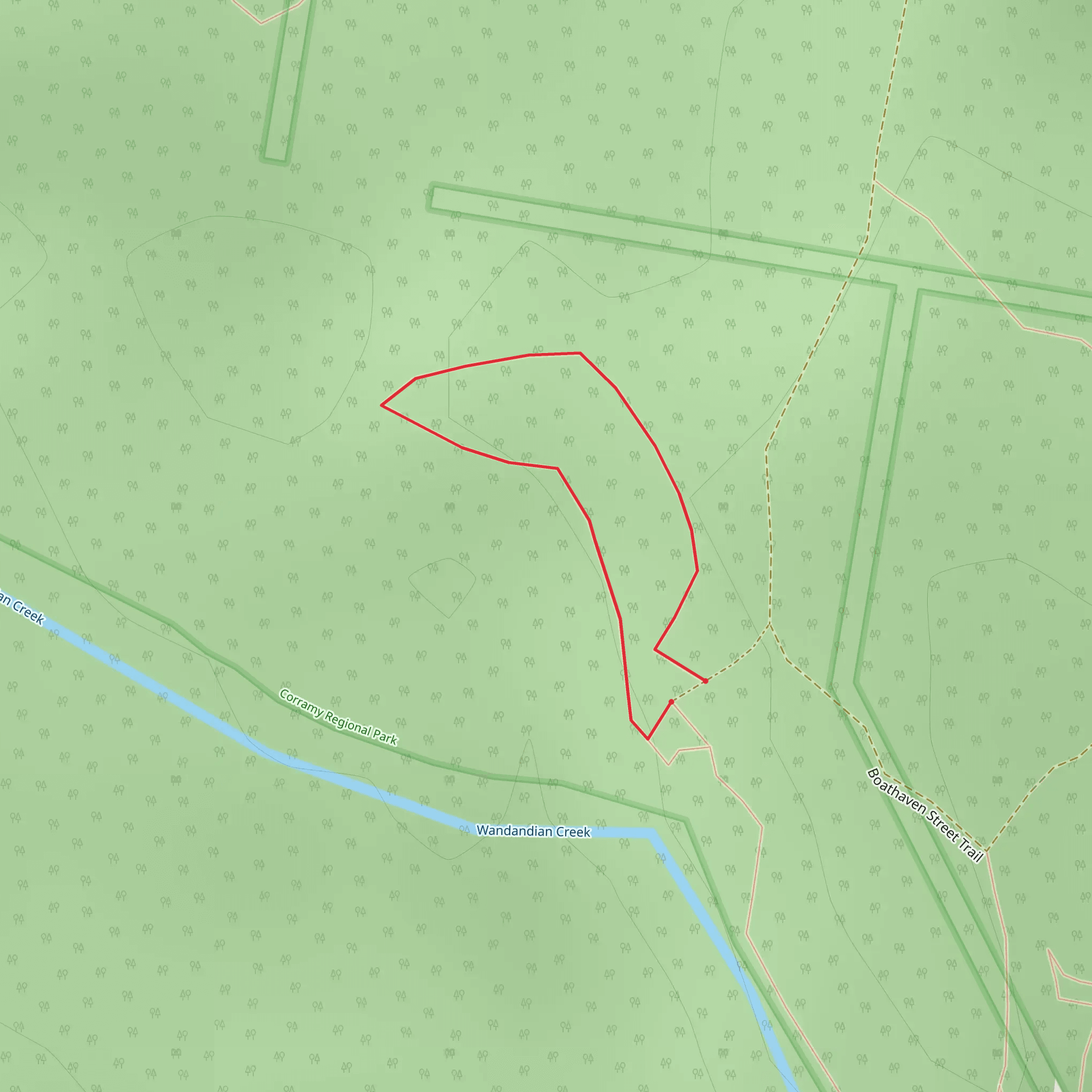 Anabranch Loop Track mobile static map