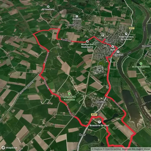 Hanzestedenpad and Sallandse Zandloper Route Fortmond Loop