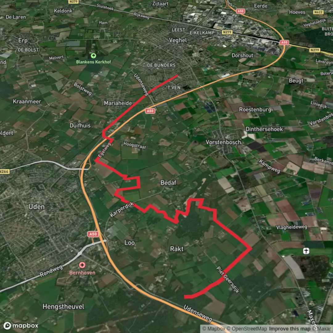 An image depicting the trail 1352-roots-natuurpad-etappe-27 and its surrounding area.