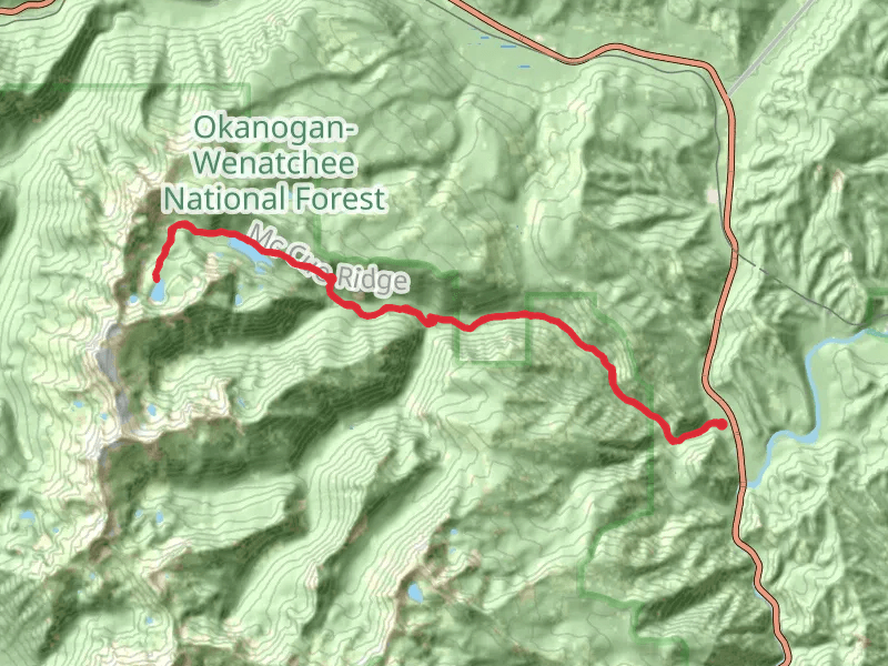 North Fork Chiwaukum Trail via Chiwaukum Creek Trail