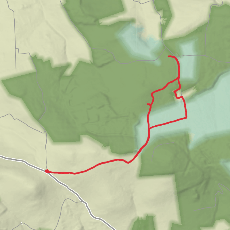 A map preview of the recording County Cork Hiking.