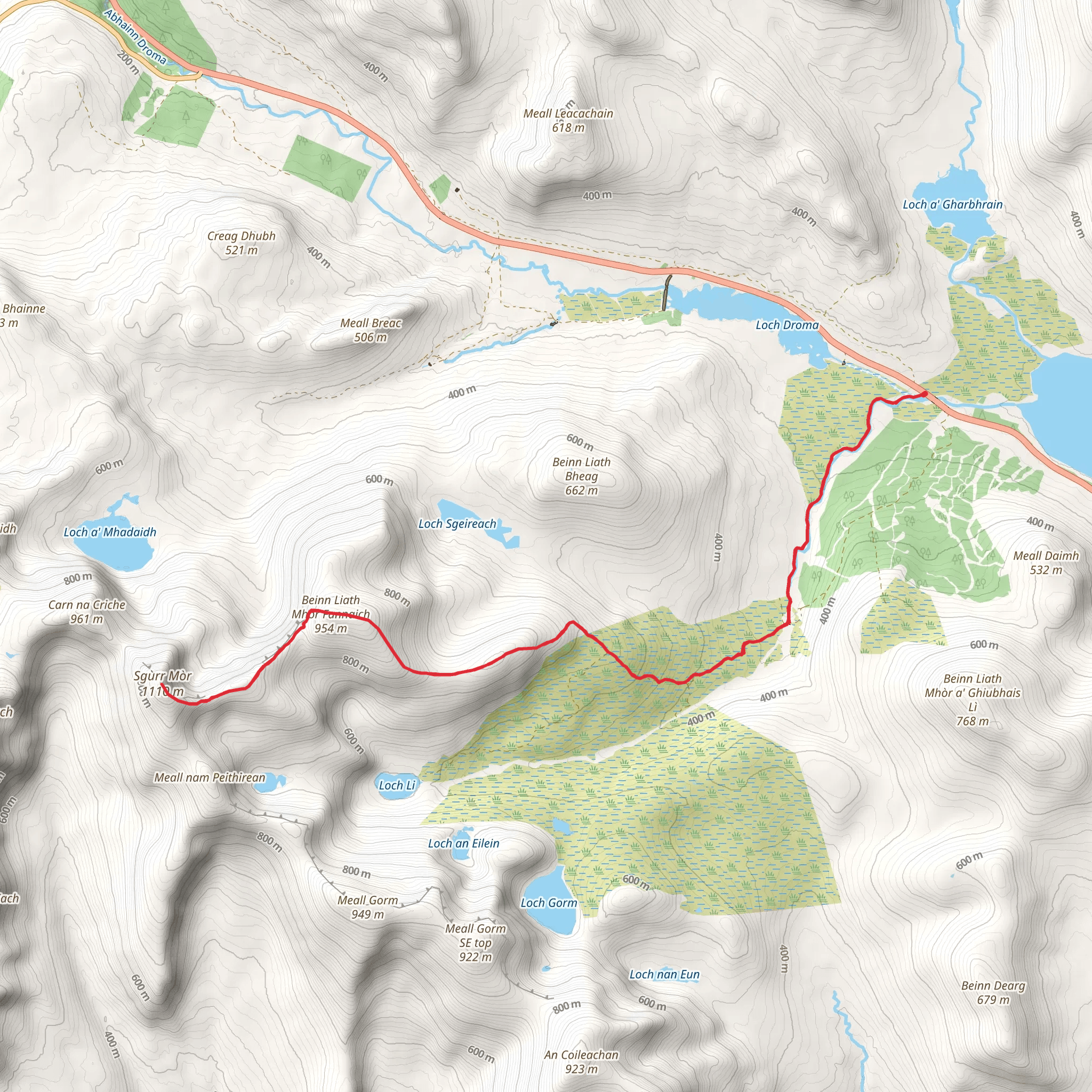 Sgùrr Mòr mobile static map