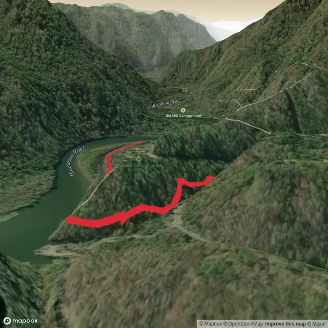 An image depicting the trail River View Trail and its surrounding area.