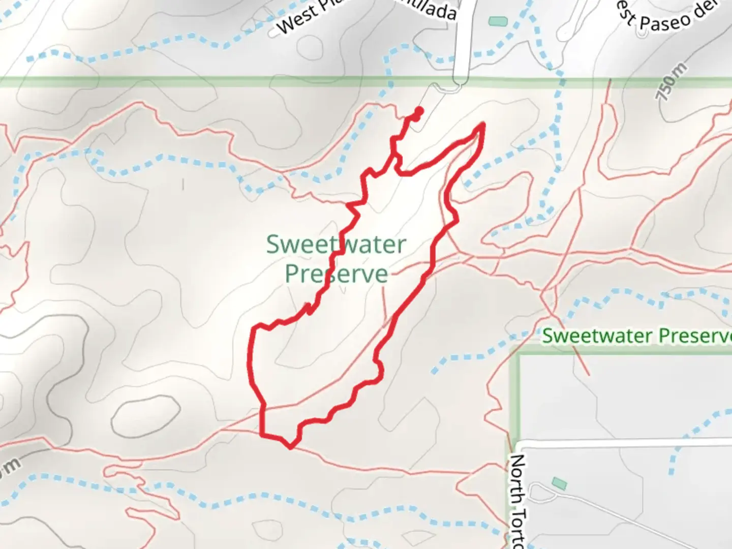 An image depicting the trail Desperado and Wildflower Ridge Loop Trail and its surrounding area.