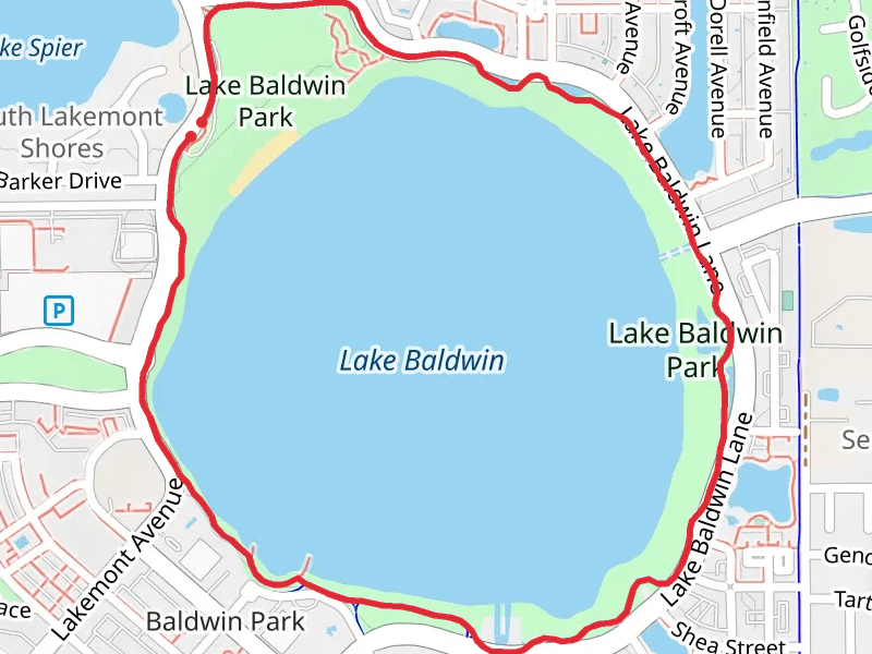 Lake Baldwin Park Loop Trail