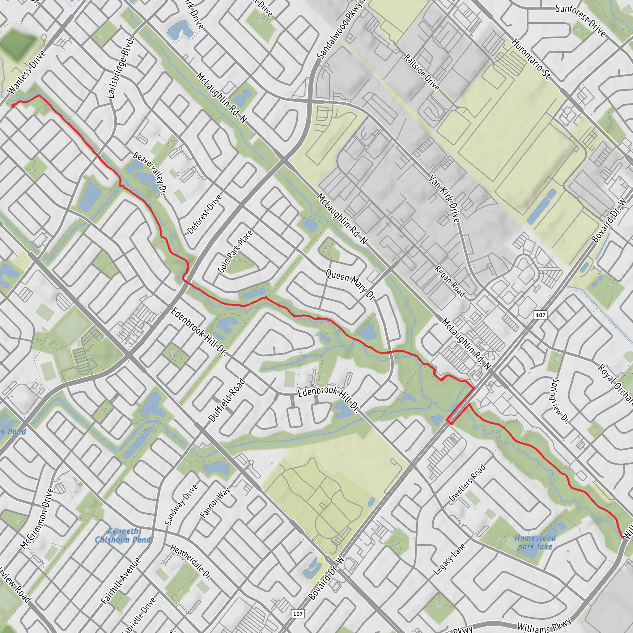 Btown Fletcher's Hike mobile static map