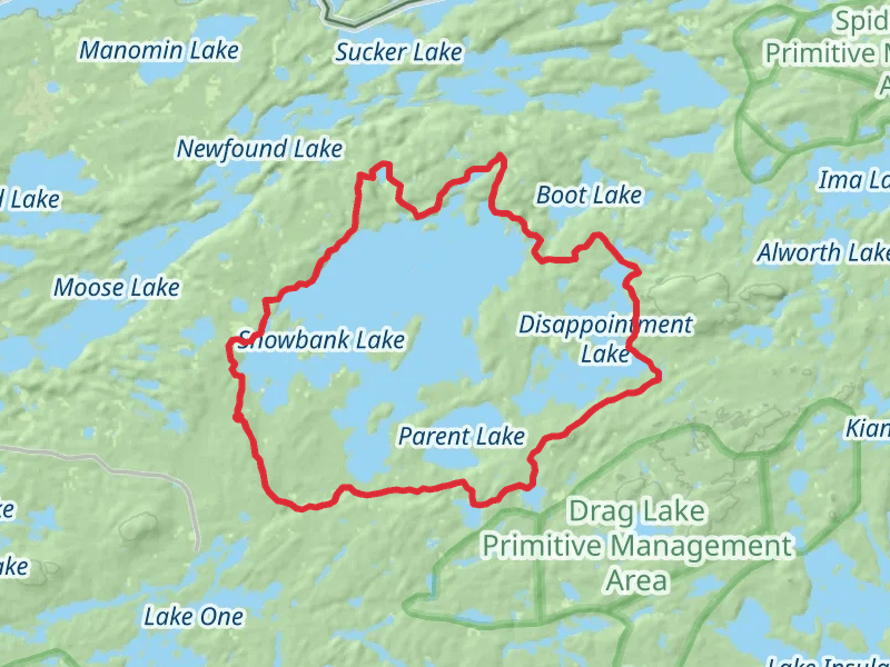 Disappointment Lake and Snowbank Lake Loop via Kekekabic Trail