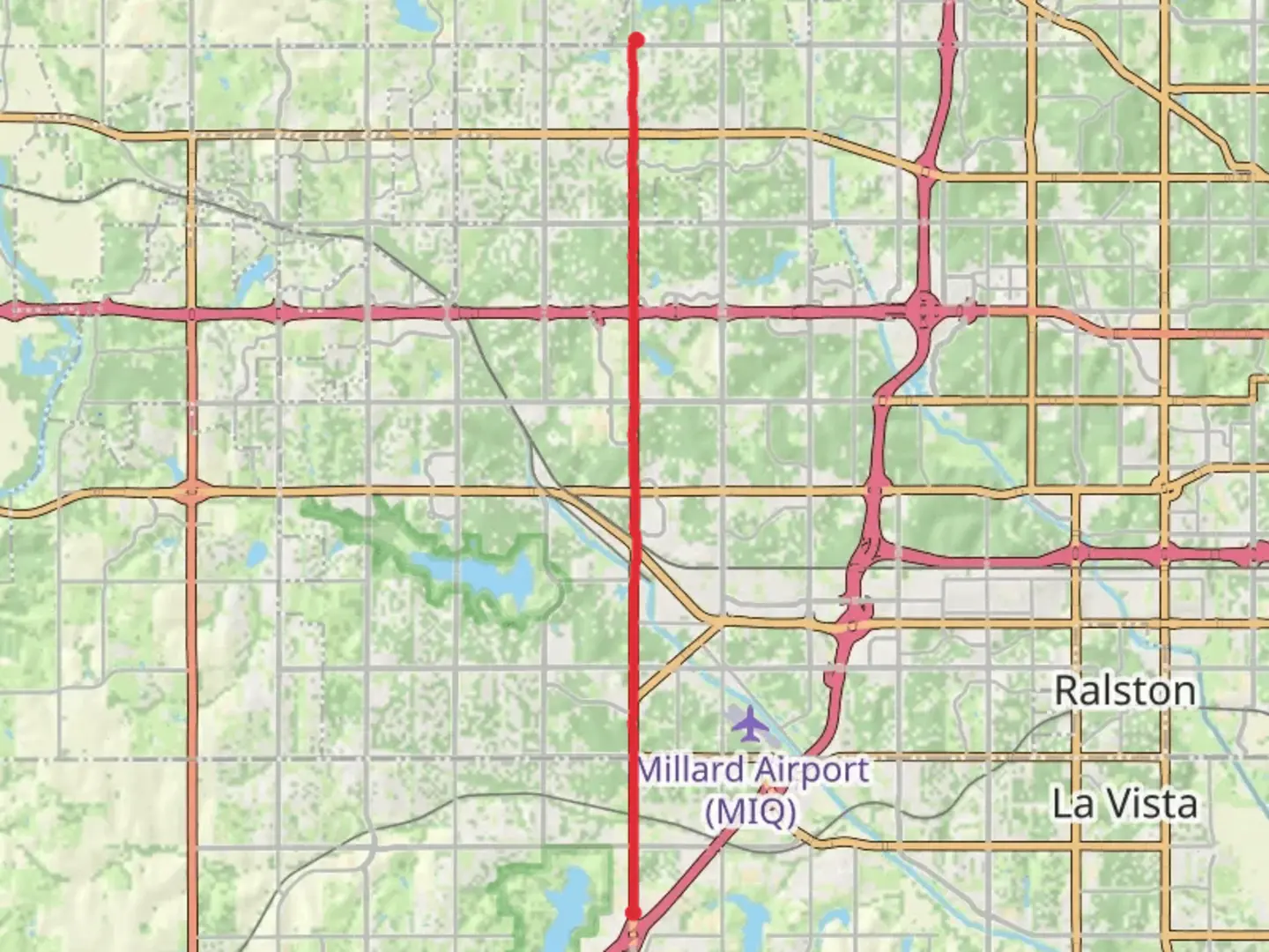 An image depicting the trail 144th Street Trail and its surrounding area.