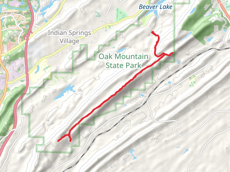 Peavine Falls and South Rim Trail