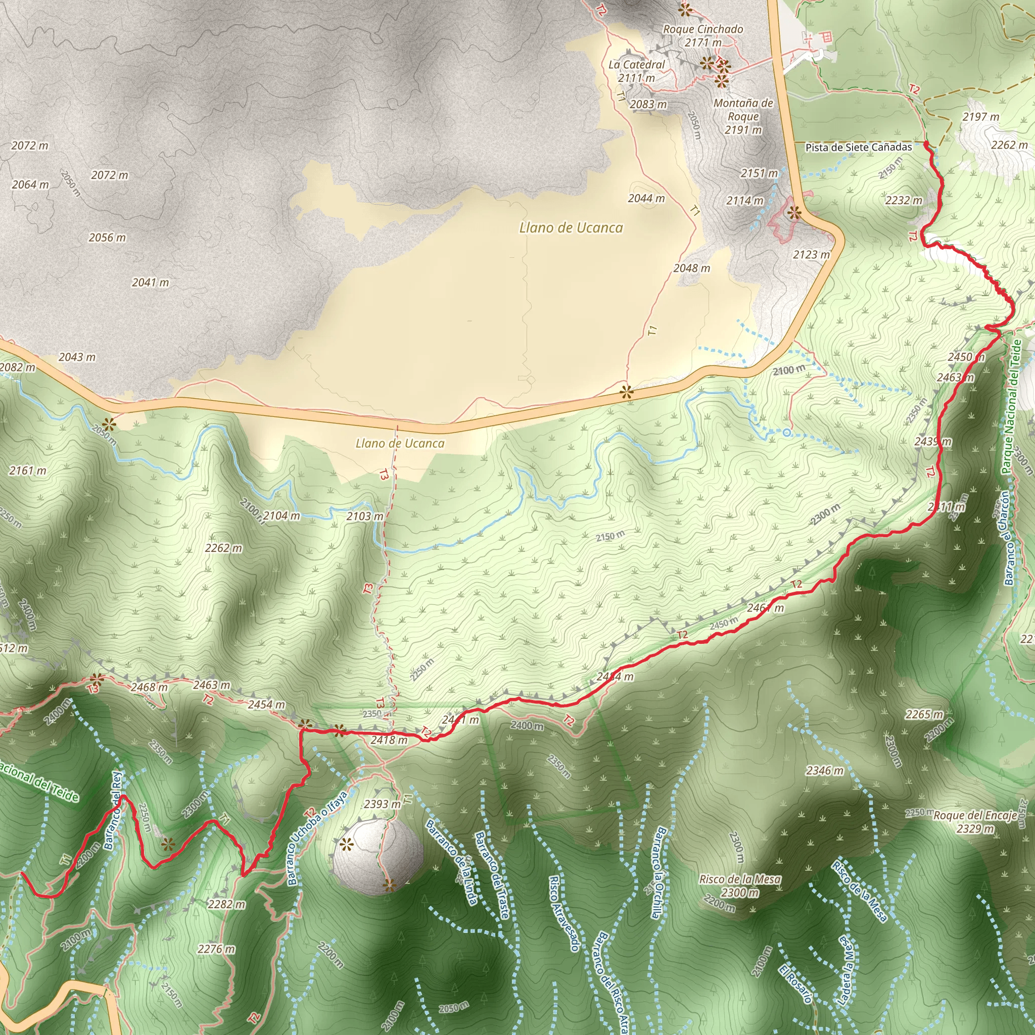 Cumbres de Ucanca Walk mobile static map