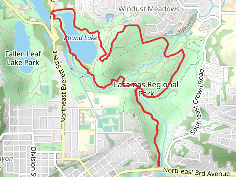 Round Lake via Lake to Lake Trail