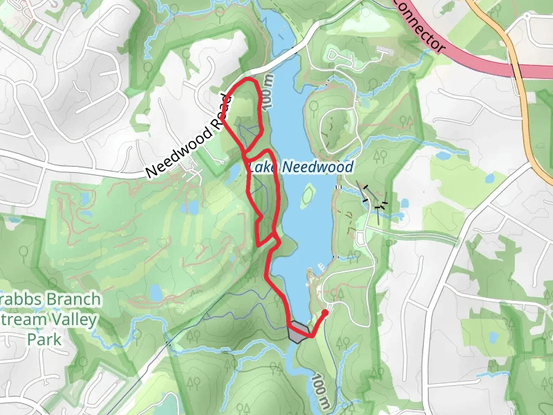 Needwood Lake - Blue Heron - Westside Loop Trail