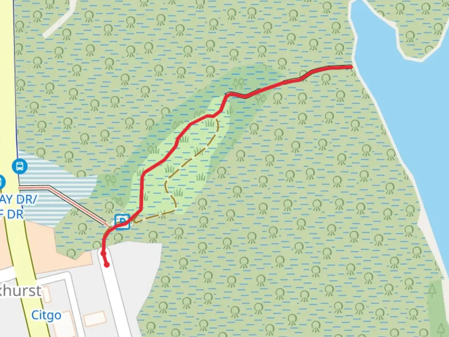 An image depicting the trail Avenue C and its surrounding area.