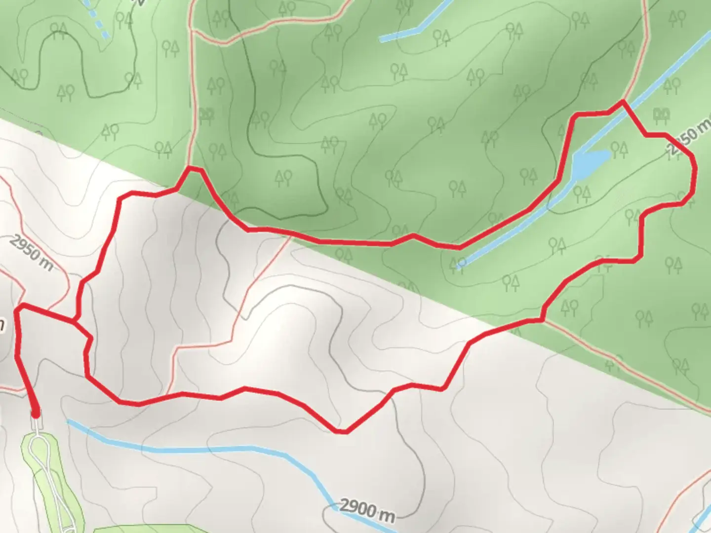 An image depicting the trail Grouse Mountain and Cahill Pond Loop and its surrounding area.