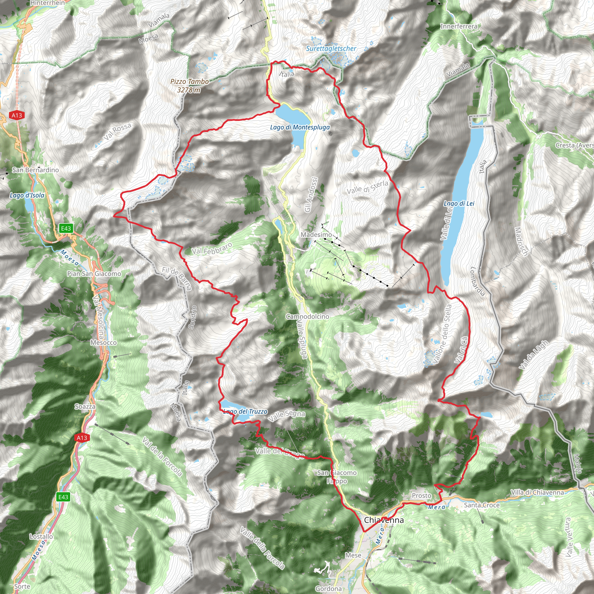 Giro di Giüst mobile static map