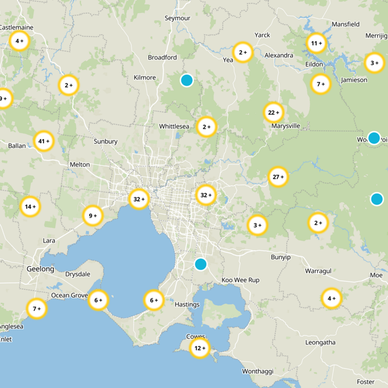 Maroondah Static Map