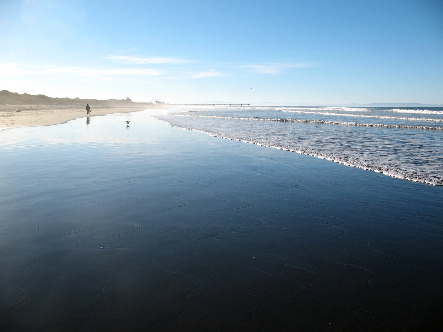 An image depicting the trail Waimairi Beach and its surrounding area.