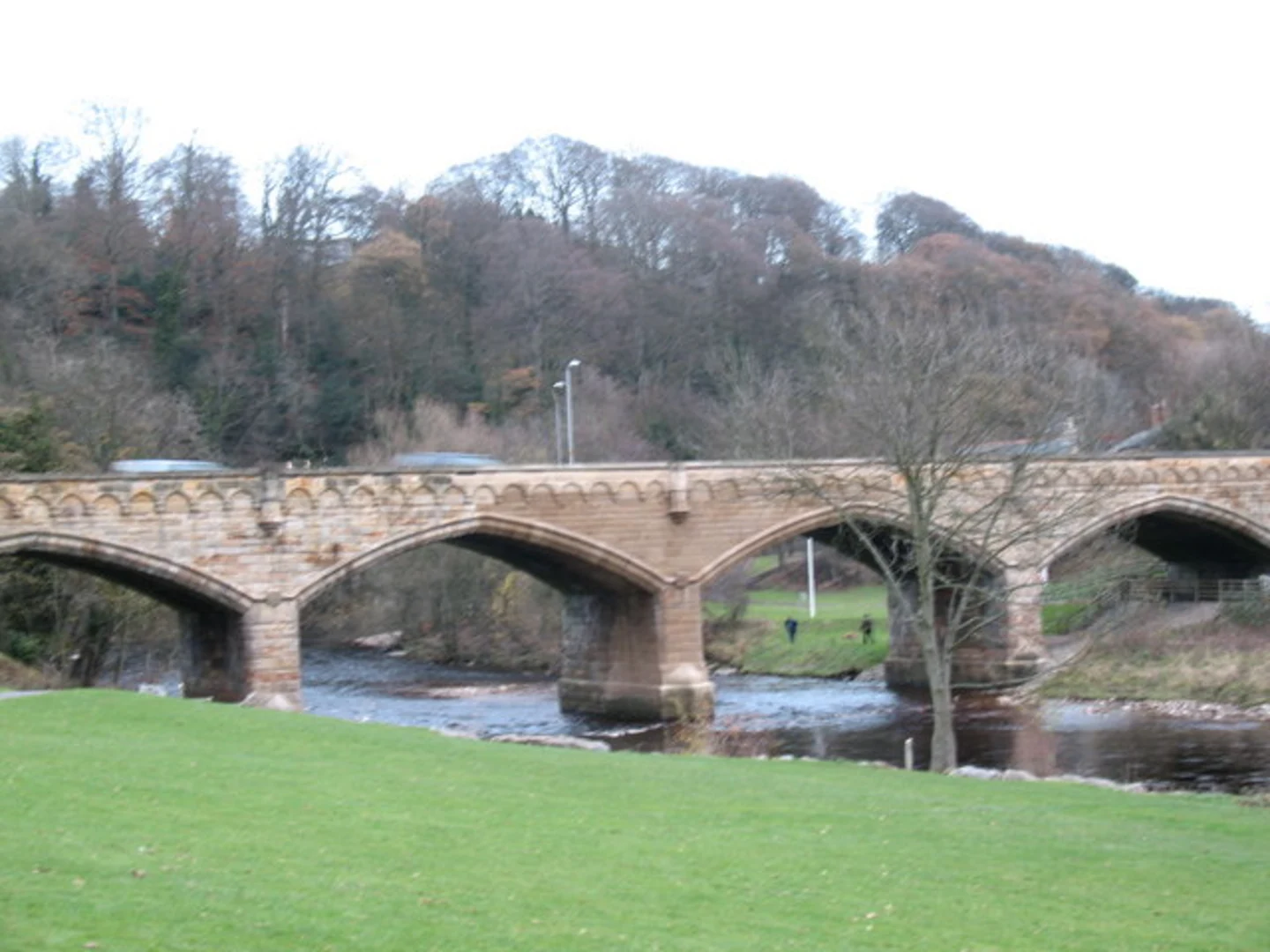 An image depicting the trail Richmond Bridge and Weir Easby Abbey Loop and its surrounding area.