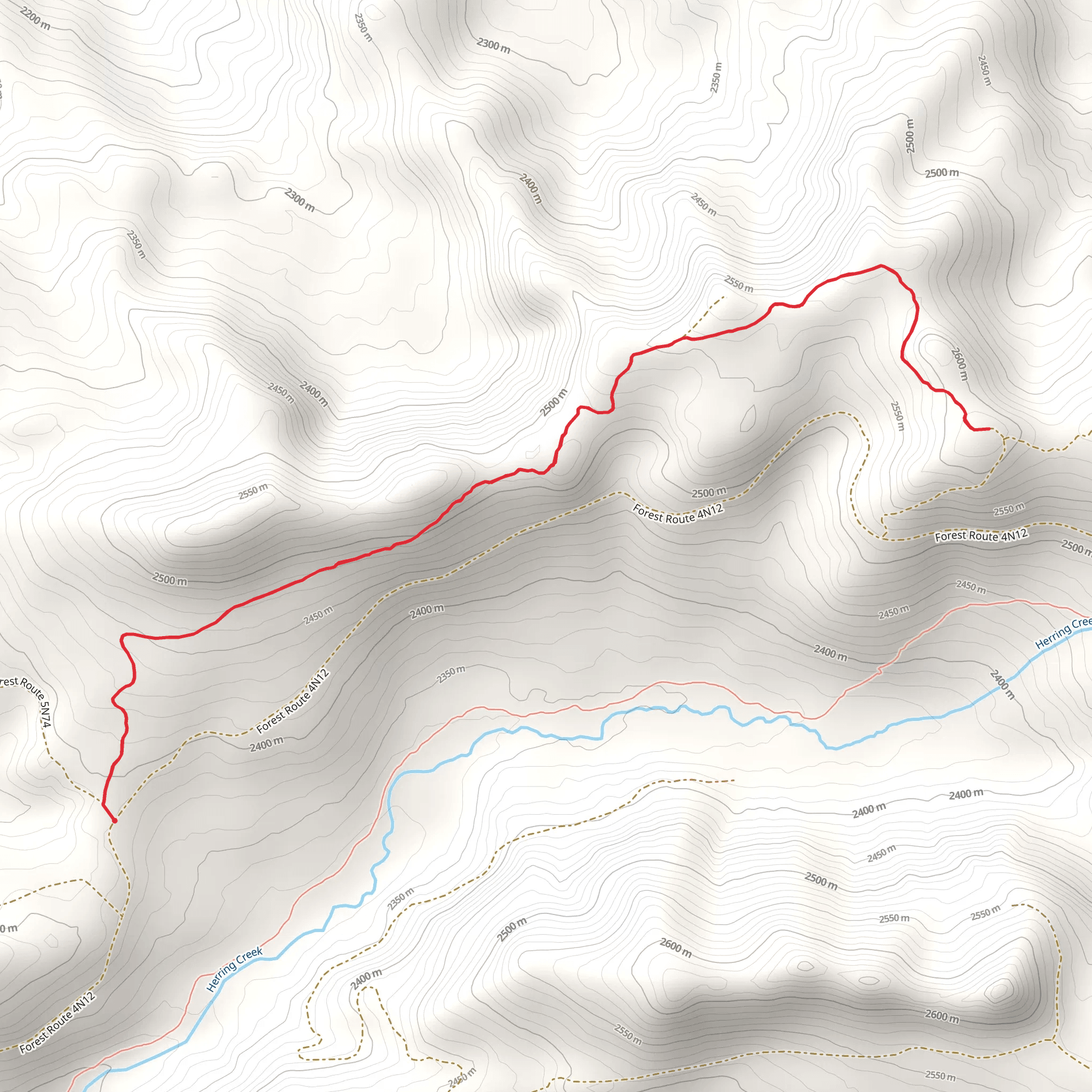 Donnel Lake Walk mobile static map