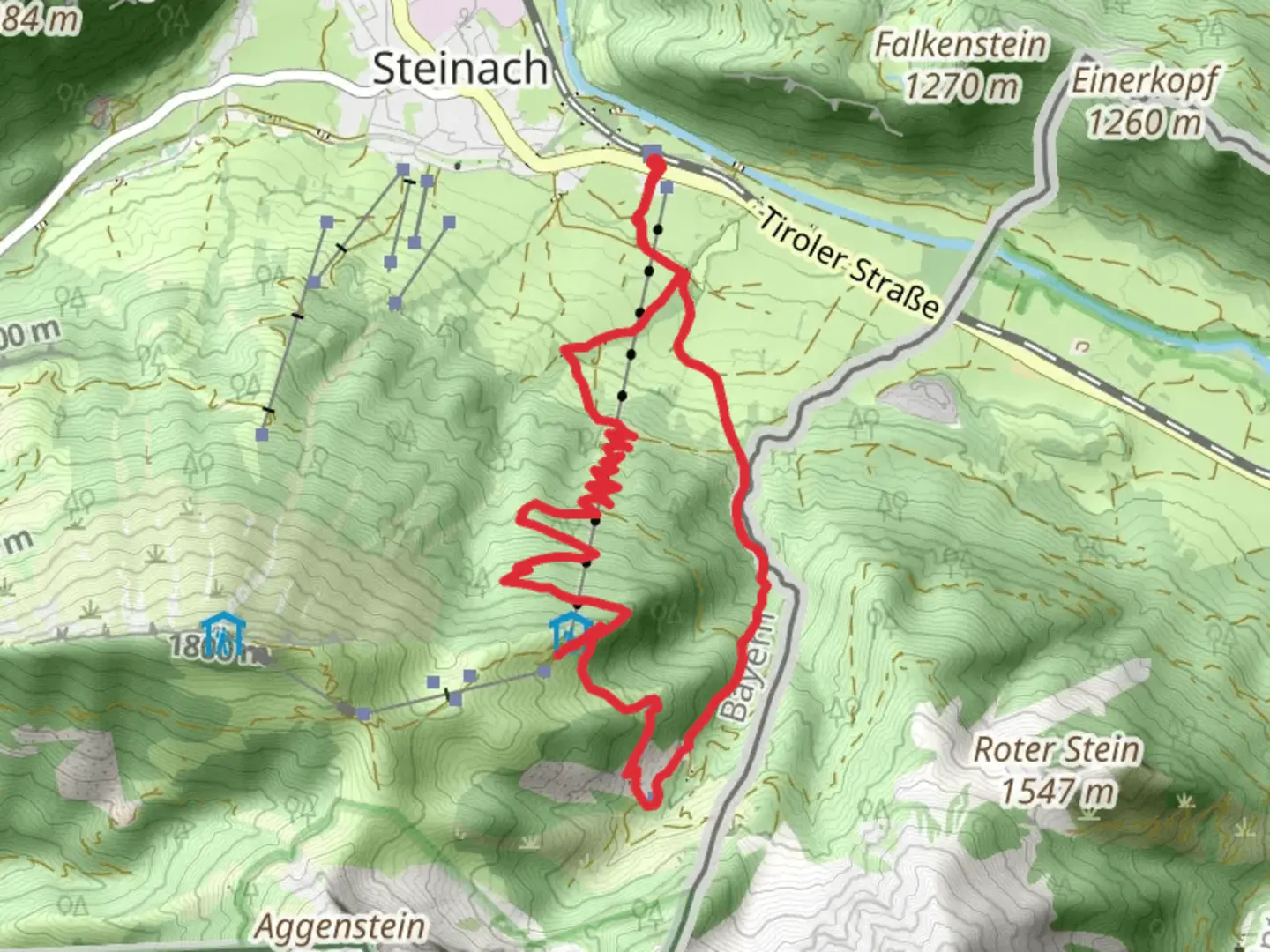 Hochalphütte and Reichenbachklamm Loop via Pfronten Steinach | Ostallg