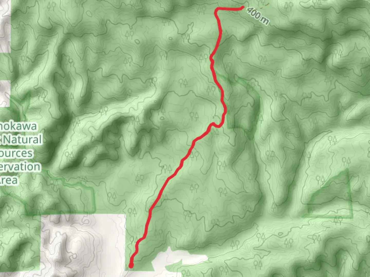 An image depicting the trail Alger Truck Trail and its surrounding area.