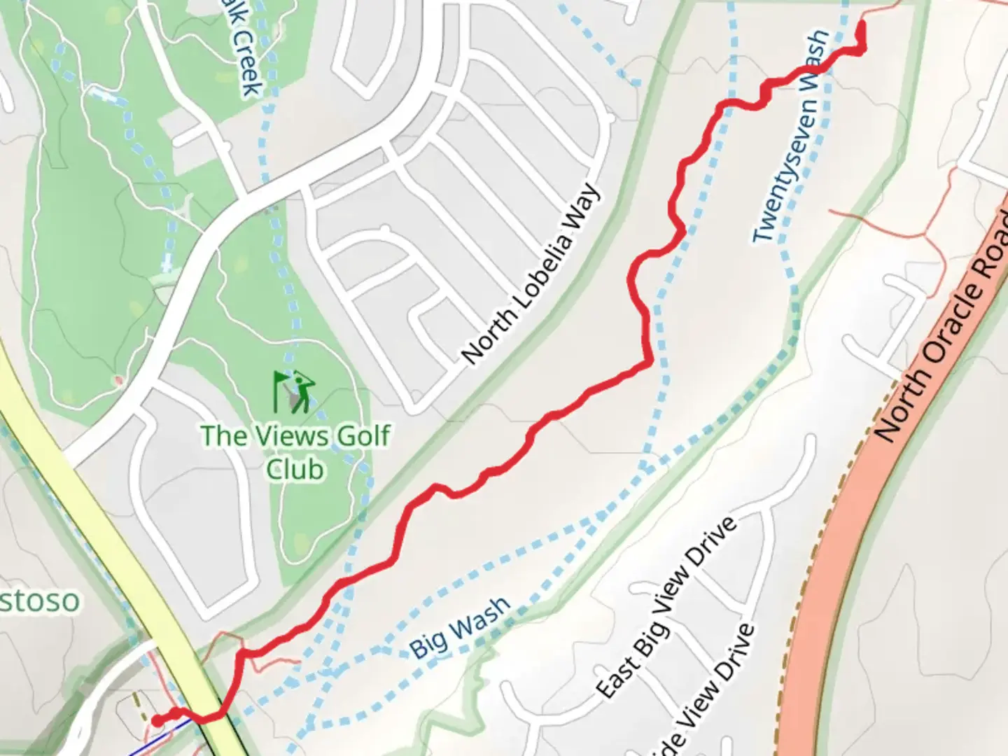 An image depicting the trail Big Wash Trail and its surrounding area.