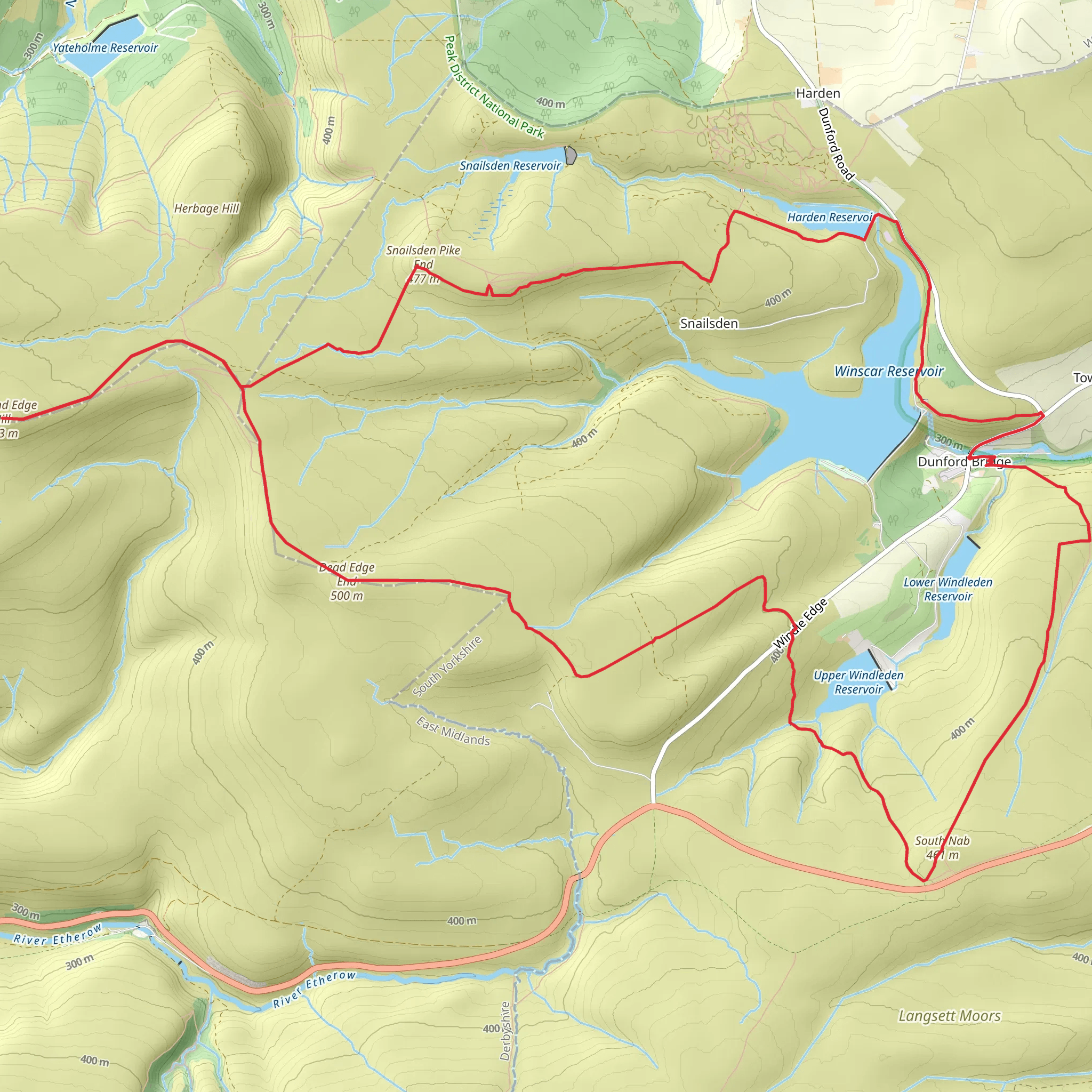 Peak Bagging PD - 04 Dead Edge End mobile static map