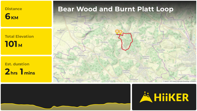 Bear Wood and Burnt Platt Loop | Oxfordshire | England