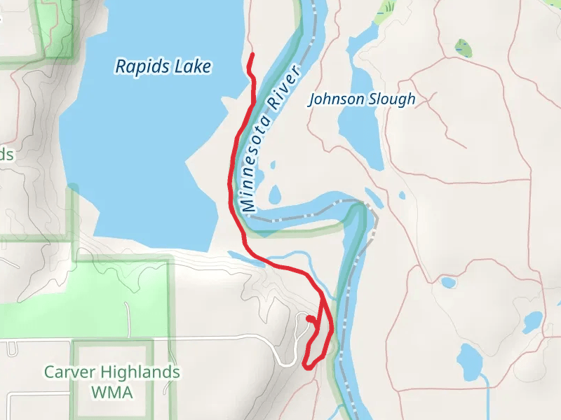 Rapids Lake and Minnesota River Walk