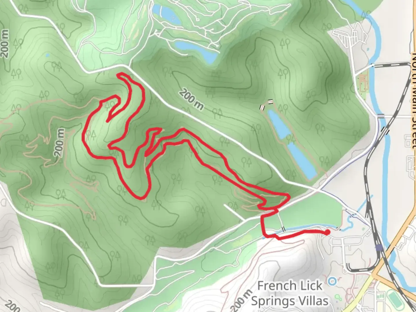 An image depicting the trail The Valley Links Course - Trail 2 - Trail 3 and its surrounding area.