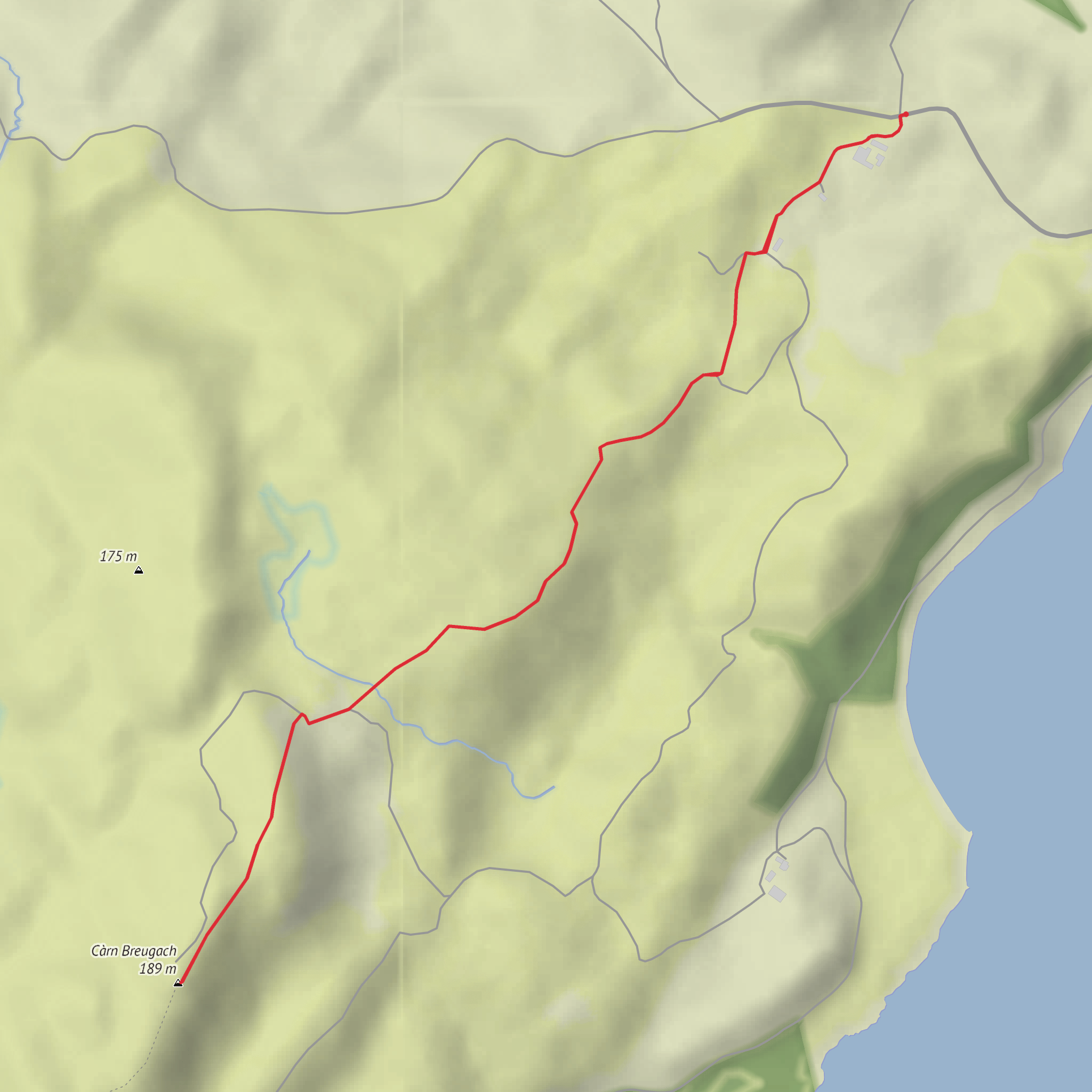 Carn Breugach mobile static map
