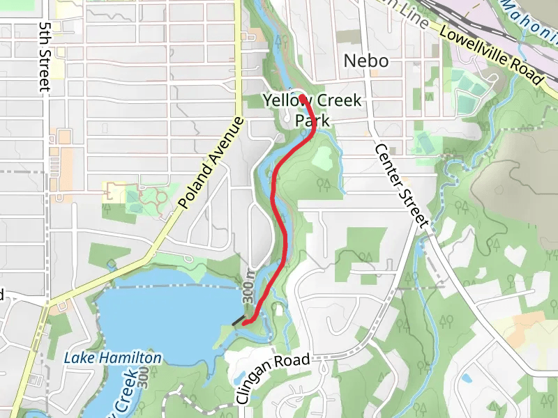 Lake Hamilton via Hopewell Trail