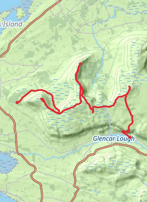 County Leitrim Hiking mobile static map