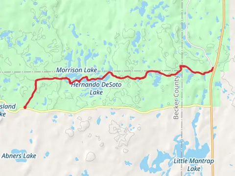 Horn Lake, Hernando DeSoto Lake and Gilfillan Lake via NCT