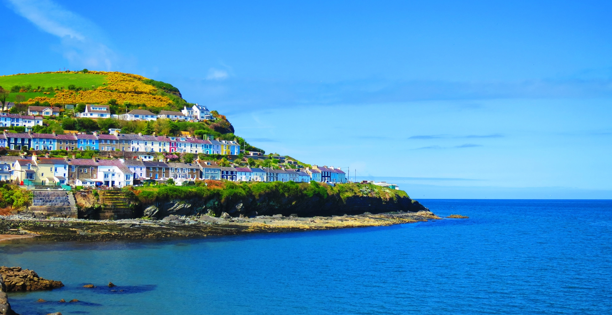 An image depicting the trail Ceredigion Coast Path and its surrounding area.