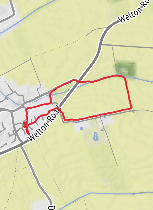 Hike from Dunholme mobile static map