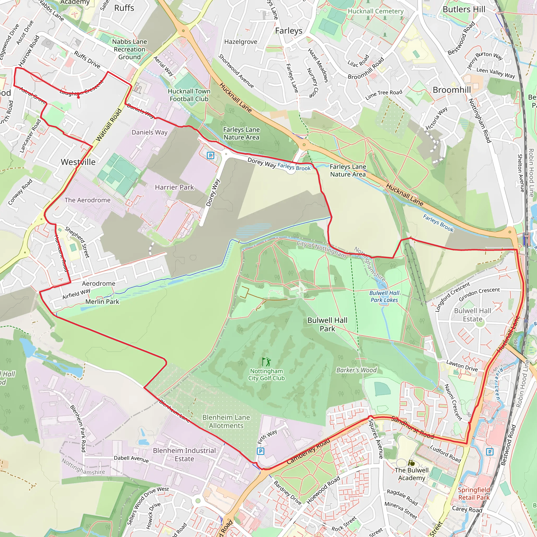 Hucknall and Bulwell Loop | Nottinghamshire | England