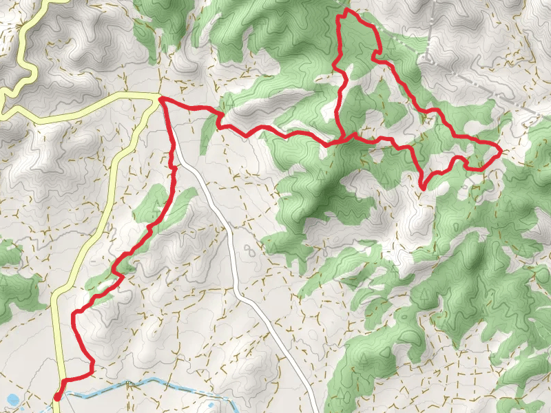 Cavall de l'Olivera route PR CV 258